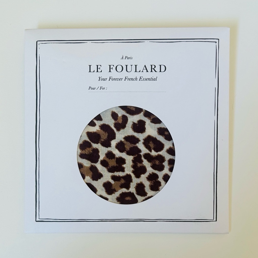 Sezane Leopard Scarf